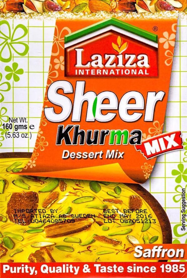 Laziza Sheer Khurma Saffron  160 G