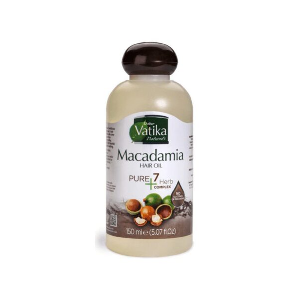 Vatika Macadamia Hair Oil Pure + 7 örter 150 ml