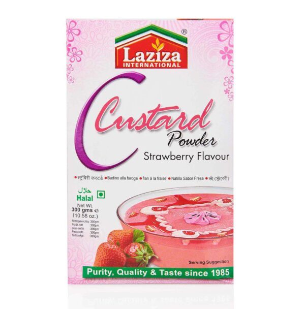 Laziza Strawberry Custard  300 G