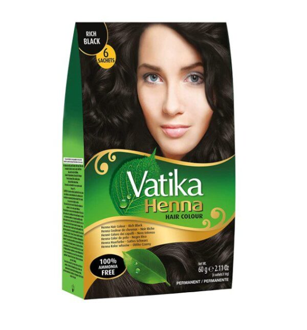 Vatika Henna Hårfärg Rich Black